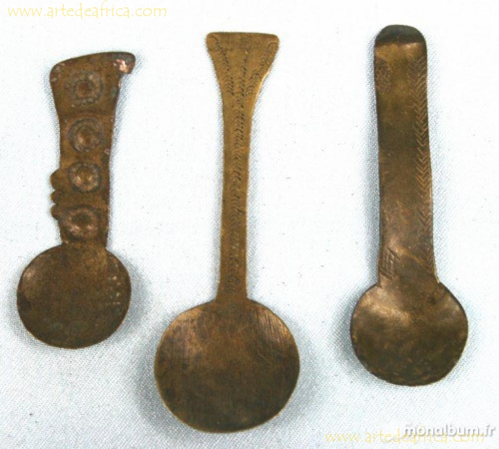 CUCHARAS DE PESAR EL ORO AKAN